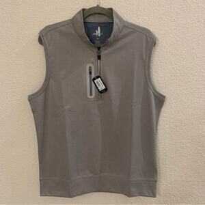 Johnnie-O men’s NWT medium Denny vest in the color Steel